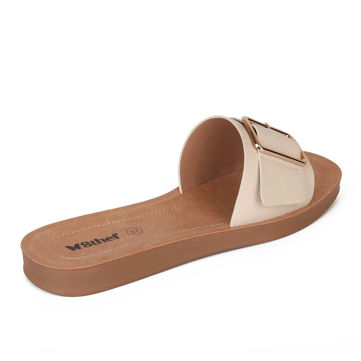 SANDALIA MUJER STHEF CASUAL OFF WHITE 8020