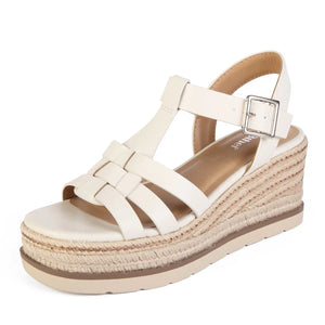 SANDALIA MUJER STHEF CASUAL OFF WHITE 8032