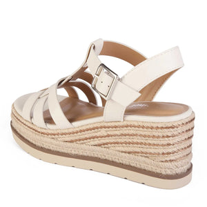SANDALIA MUJER STHEF CASUAL OFF WHITE 8032