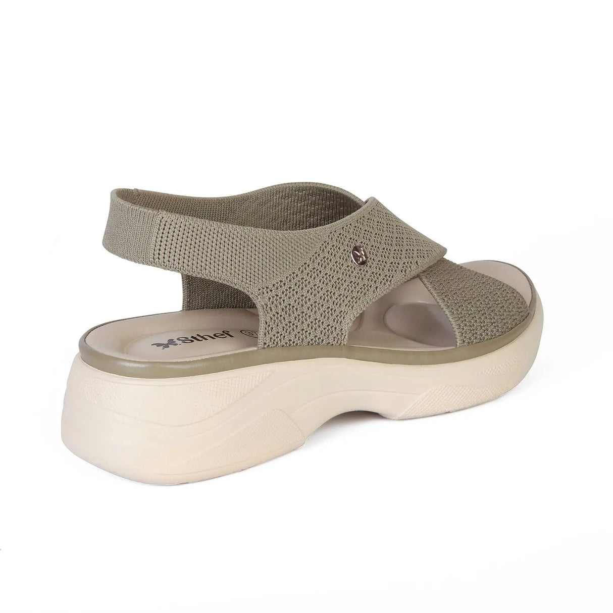 SANDALIA MUJER STHEF CASUAL OLIVO 7988