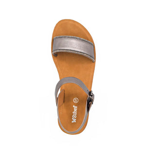 SANDALIA MUJER STHEF CASUAL PEWTER 8017