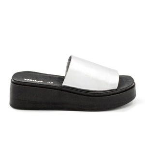 SANDALIA MUJER STHEF CASUAL PLATA 7983