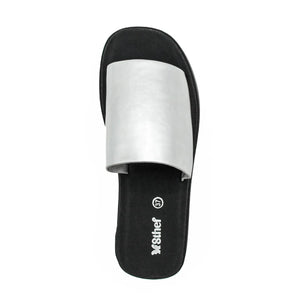 SANDALIA MUJER STHEF CASUAL PLATA 7983