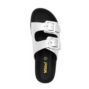 SANDALIA MUJER STHEF CASUAL PLATA 8006