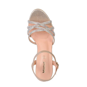 SANDALIA MUJER STHEF FIESTA NUDE 7992