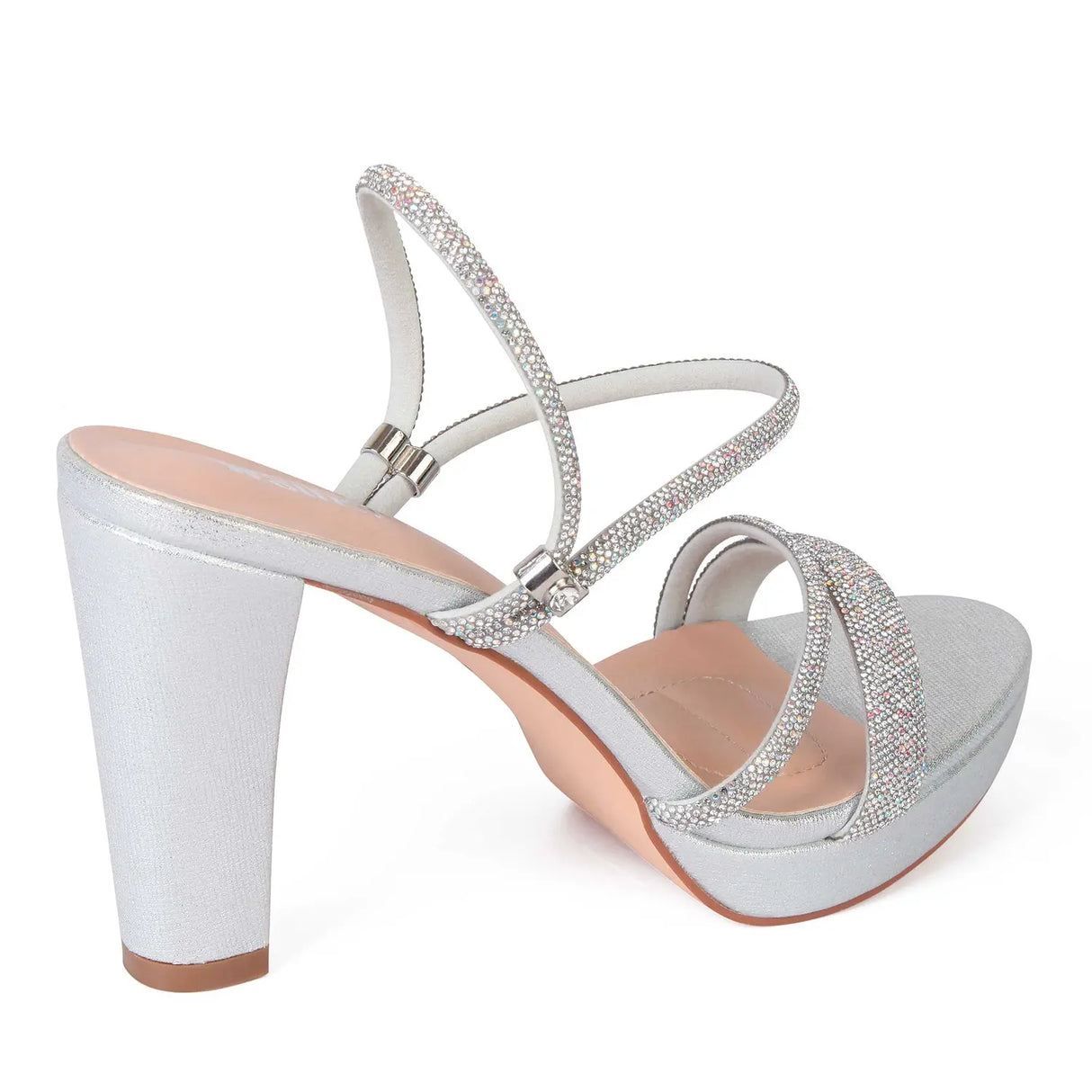 SANDALIA MUJER STHEF FIESTA PLATA 7990