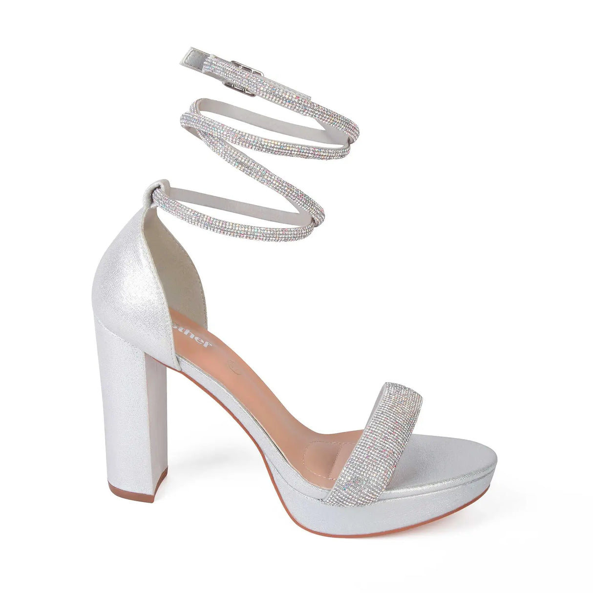 SANDALIA MUJER STHEF FIESTA PLATA 7991