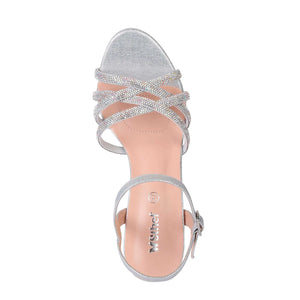 SANDALIA MUJER STHEF FIESTA PLATA 7992