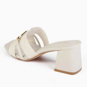 SANDALIA MUJER STHEF VESTIR BLANCO 8045