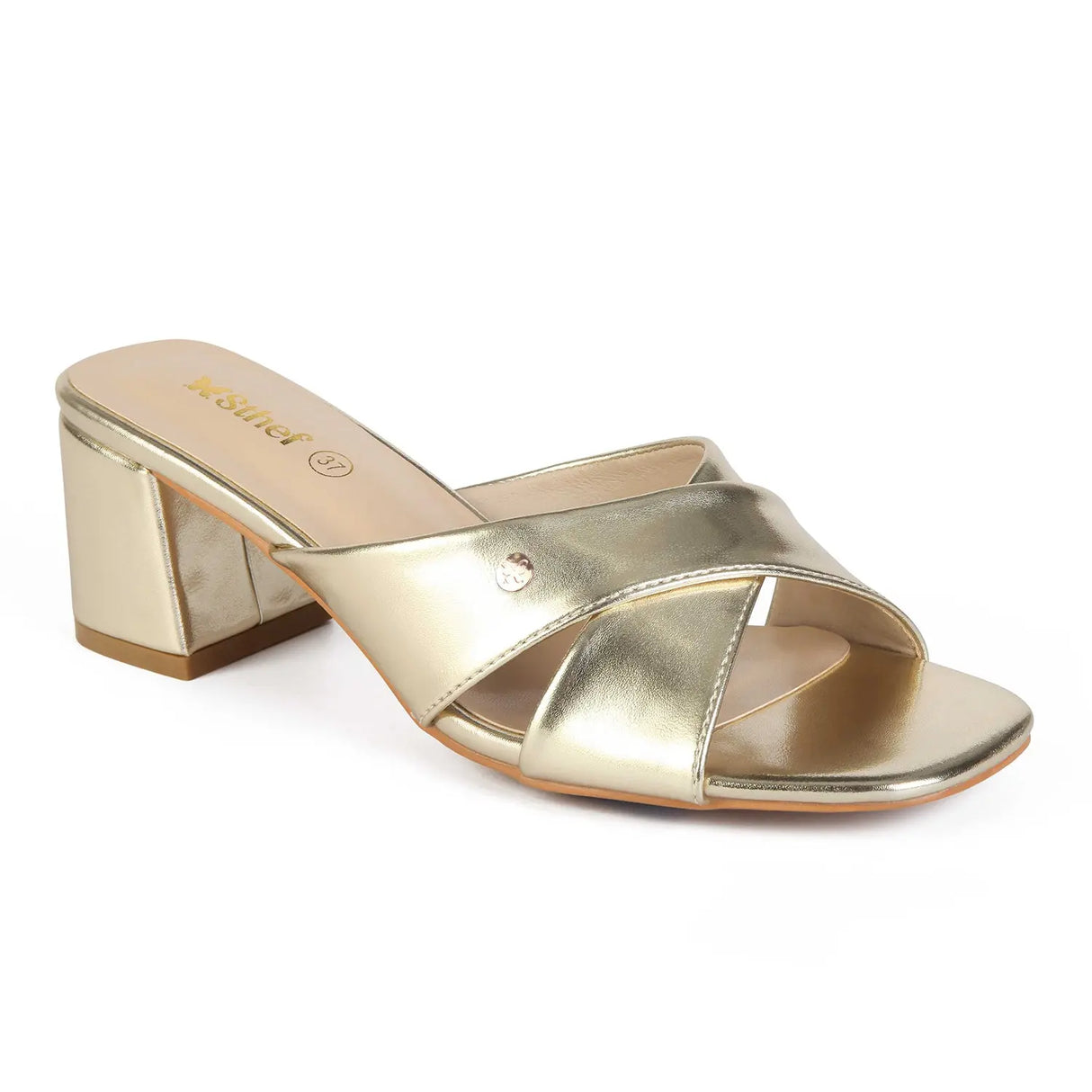 SANDALIA MUJER STHEF VESTIR DORADO 8044