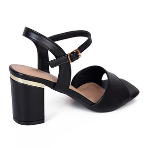 SANDALIA MUJER STHEF VESTIR NEGRO 8024