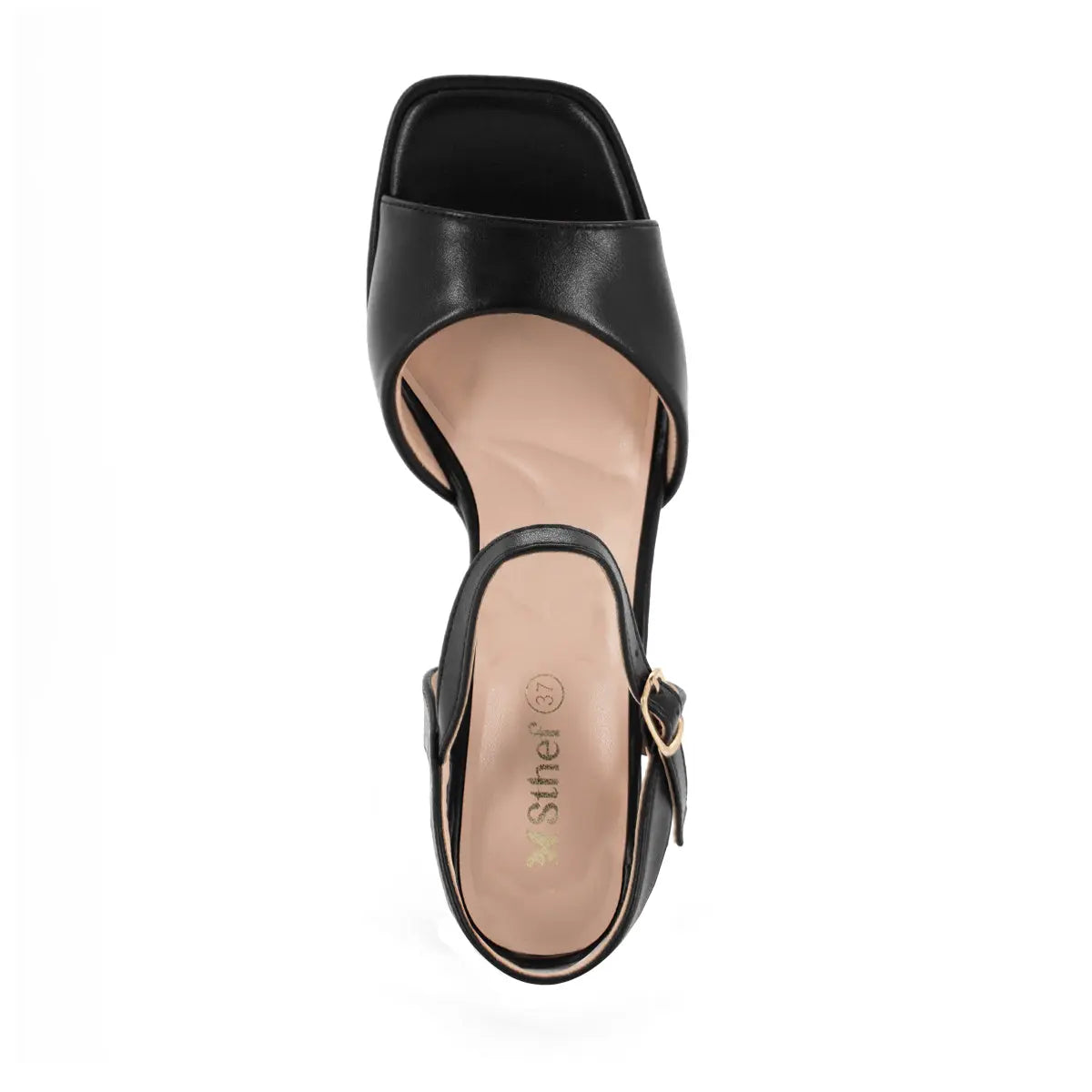 SANDALIA MUJER STHEF VESTIR NEGRO 8025