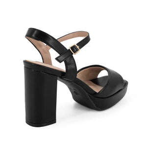 SANDALIA MUJER STHEF VESTIR NEGRO 8025