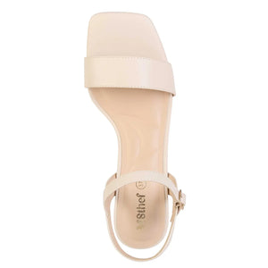 SANDALIA MUJER STHEF VESTIR OFF WHITE 8026