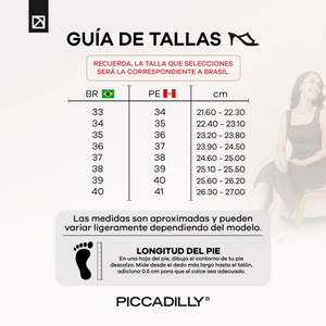 Sandalia Casual 572015 PRETO Piccadilly