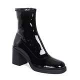 Botines de Vestir Mujer Color Negro Con Taco 8cm 1128760