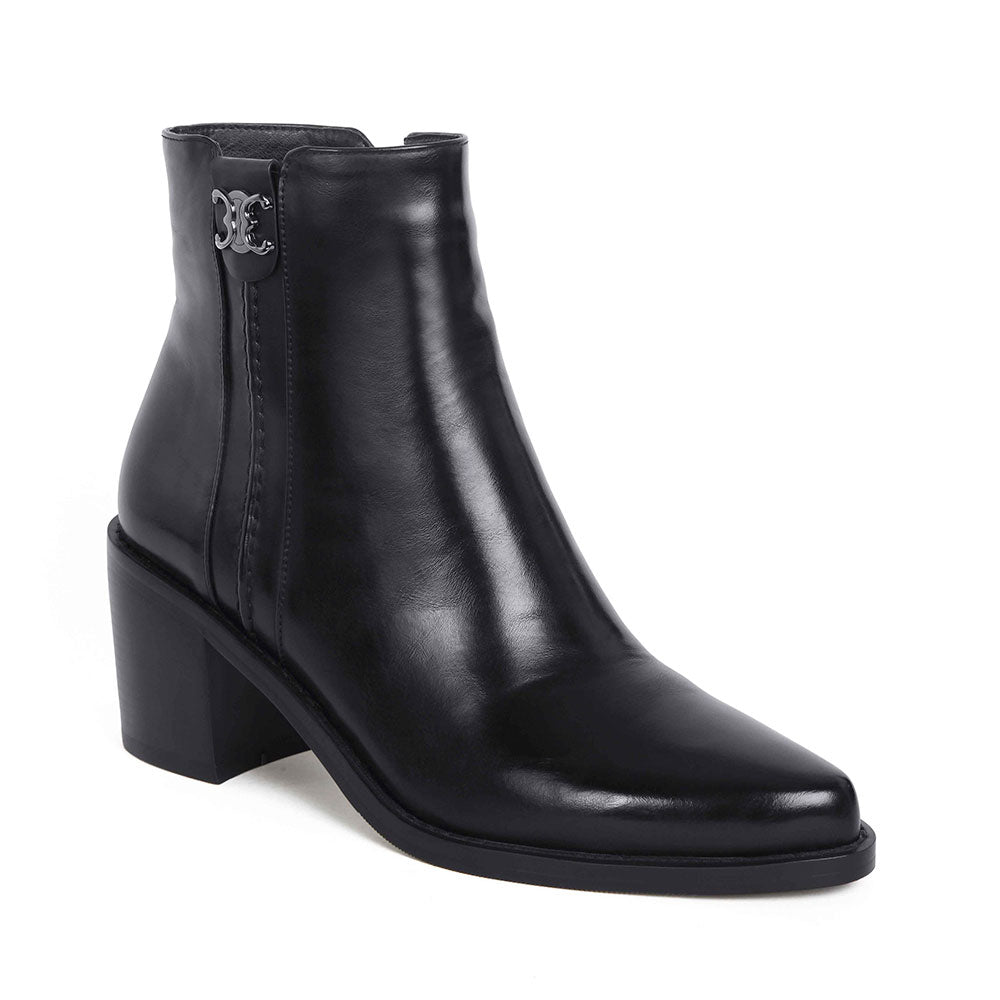 Botin Vestir Mujer  8104 Negro Sthef