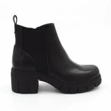Botines Casuales Mujer Color Negro Con Taco 6.5cm 1128696