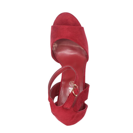 Sandalias de Vestir Mujer 7577 Burgundy-STHEF Sthef
