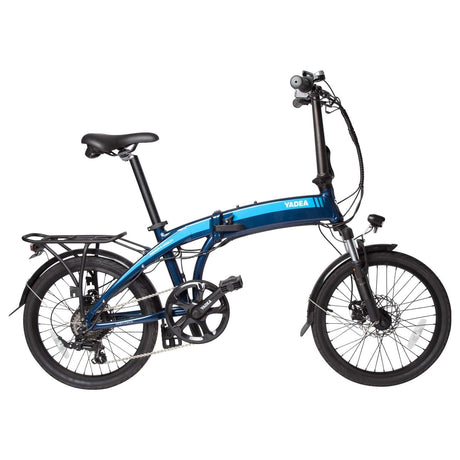 E-BIKE YADEA YF100/1010 PLEGABLE INC. BATERIA, CARGADOR Y LLAVES AZUL CityBikes