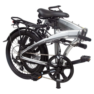 E-BIKE YADEA YF100/1010 PLEGABLE INC. BATERIA, CARGADOR Y LLAVES PLATEADO CityBikes