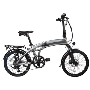 E-BIKE YADEA YF100/1010 PLEGABLE INC. BATERIA, CARGADOR Y LLAVES PLATEADO CityBikes