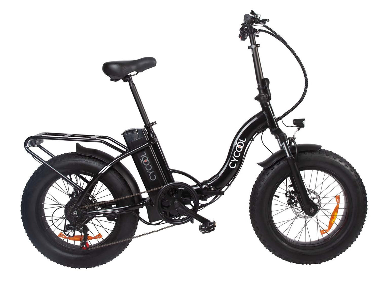 E-BIKE CYCOOL EWILD20W/1005 CON TIMON PLEGABLE, INC. BATERIA, CARGADOR Y LLAVES NEGRO CityBikes