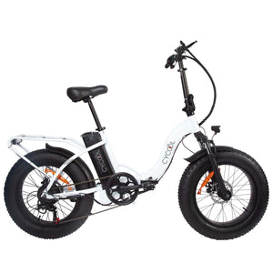 E-BIKE CYCOOL EWILD20W/1005 CON TIMON PLEGABLE, INC. BATERIA, CARGADOR Y LLAVES BLANCO CityBikes