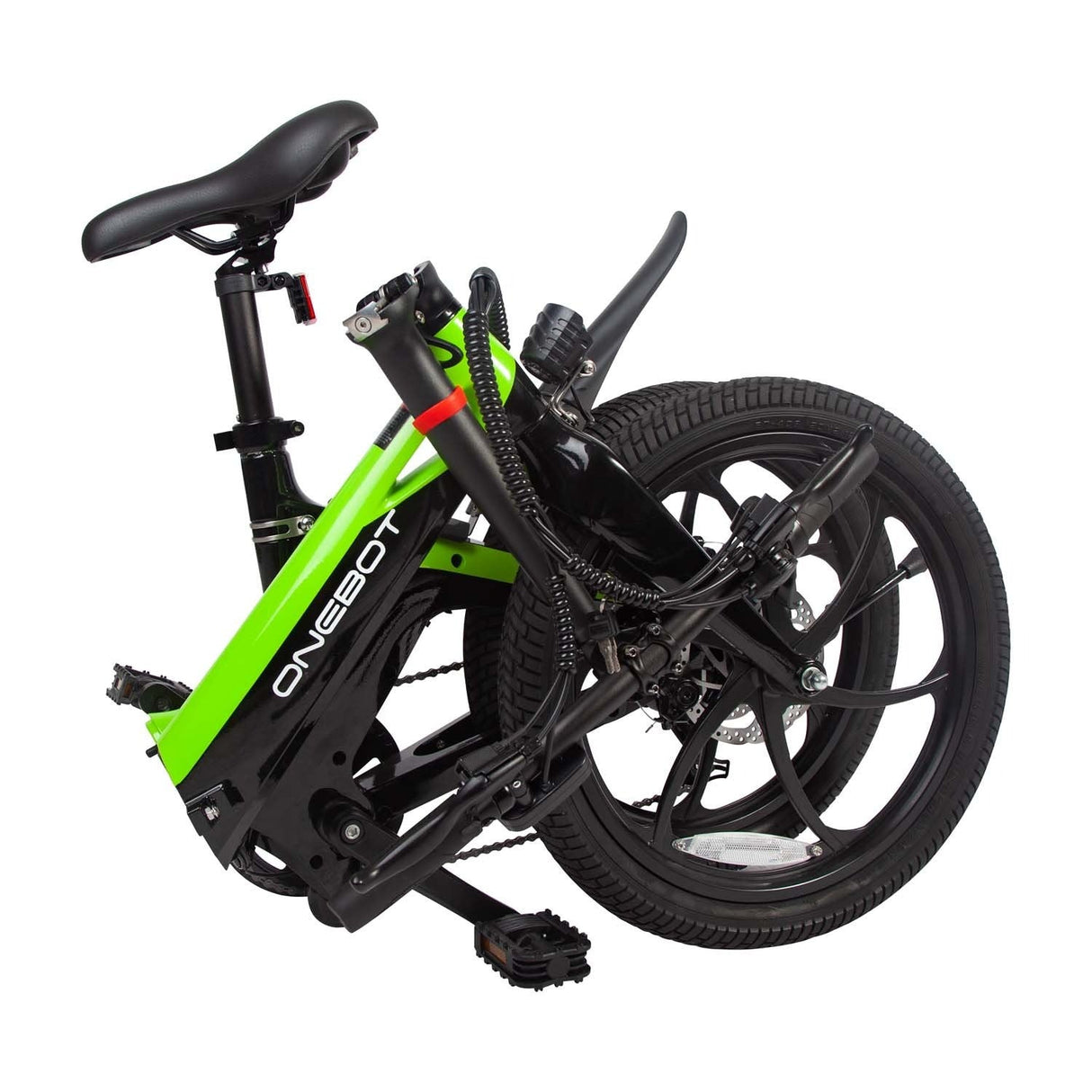 E-BIKE ONEBOT S9/1002 PLEGABLE INC. BATERIA, CARGADOR Y LLAVES VERDE CityBikes