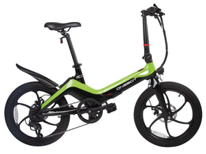 E-BIKE ONEBOT S9/1002 PLEGABLE INC. BATERIA, CARGADOR Y LLAVES VERDE CityBikes