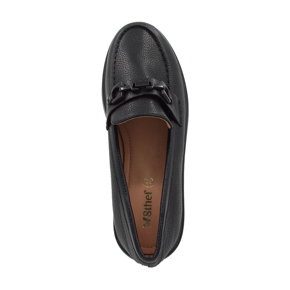 Mocasin  Mujer  8117 Negro Sthef
