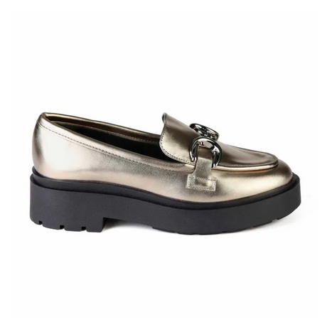 MOCASIN MUJER MIKAELA PRATA VELHO 20055-15 Mikaela
