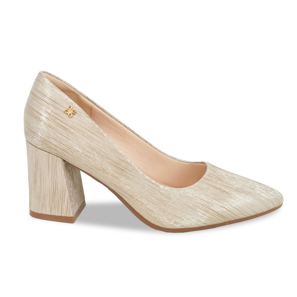 Zapato Vestir Mujer  8122 Plata Sthef