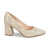 Zapato Vestir Mujer 8122 Dorado Sthef Sthef