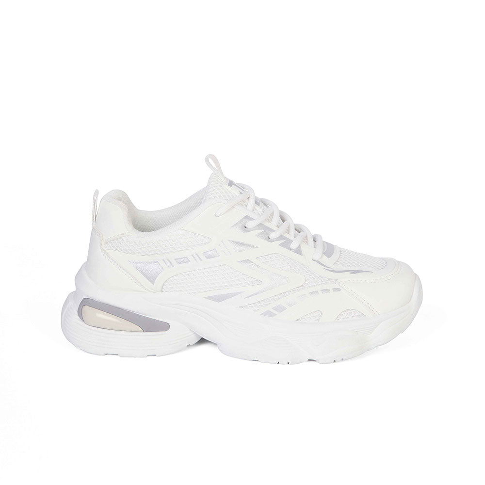 Zapatilla Trendy Mujer  8125 Blanco/Plata Sthef