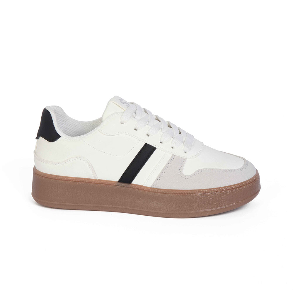 Zapatilla Casual Mujer  8127 Blanco/Negro Sthef