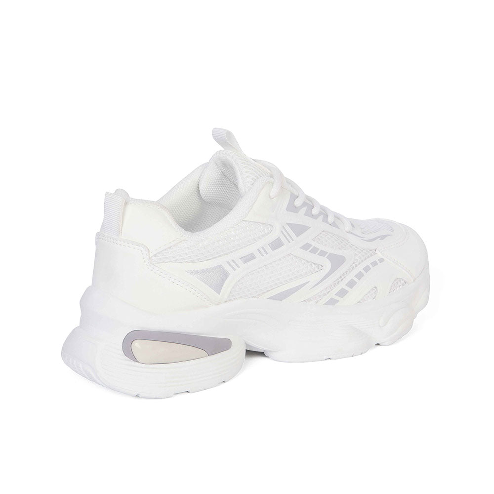 Zapatilla Trendy Mujer  8125 Blanco/Plata Sthef
