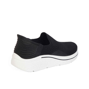 Zapatilla Casual Mujer 8128 Negro con Blanco Sthef Sthef